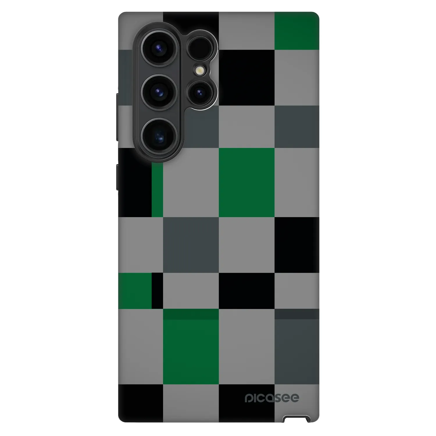 Picasee Fashion Case Samsung Galaxy S23 Ultra 5G - Block Grid
