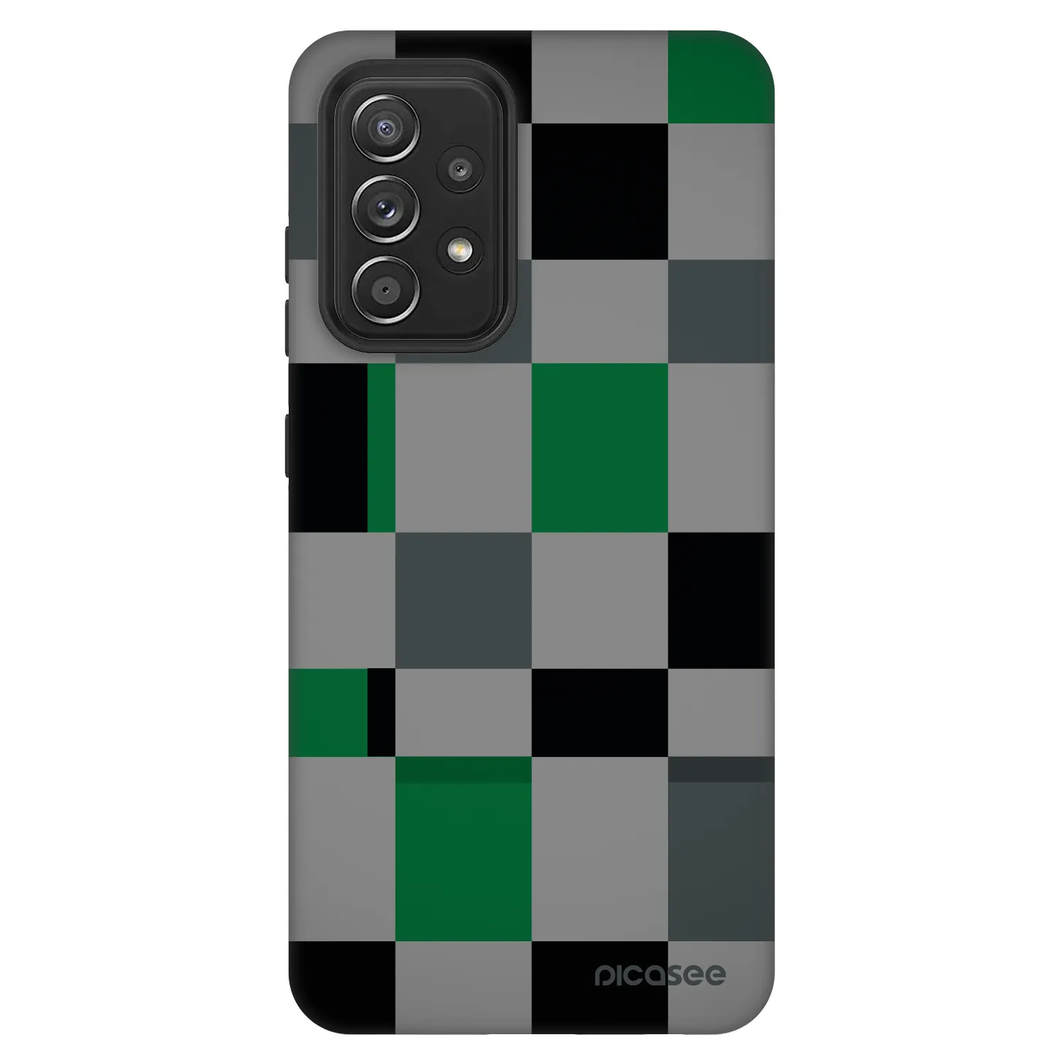 Picasee Fashion Case Samsung Galaxy A52 5G A525F - Block Grid