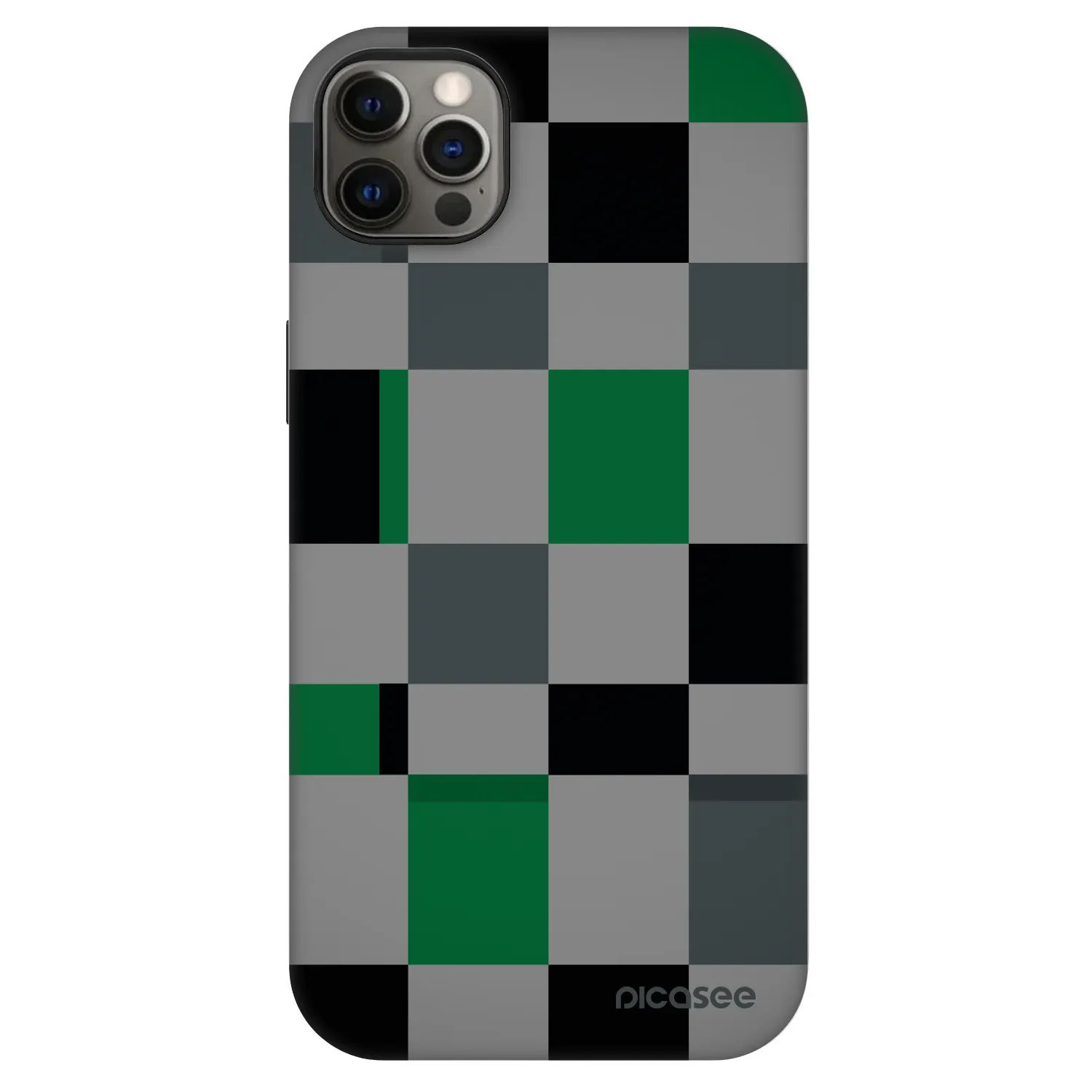 Picasee Fashion Case MagSafe Apple iPhone 12 Pro Max - Block Grid