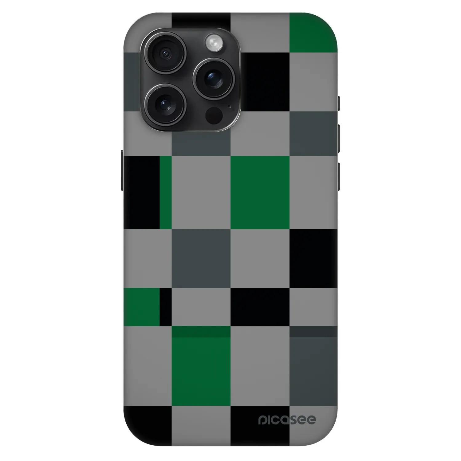 Picasee Fashion Case MagSafe Apple iPhone 15 Pro Max - Block Grid
