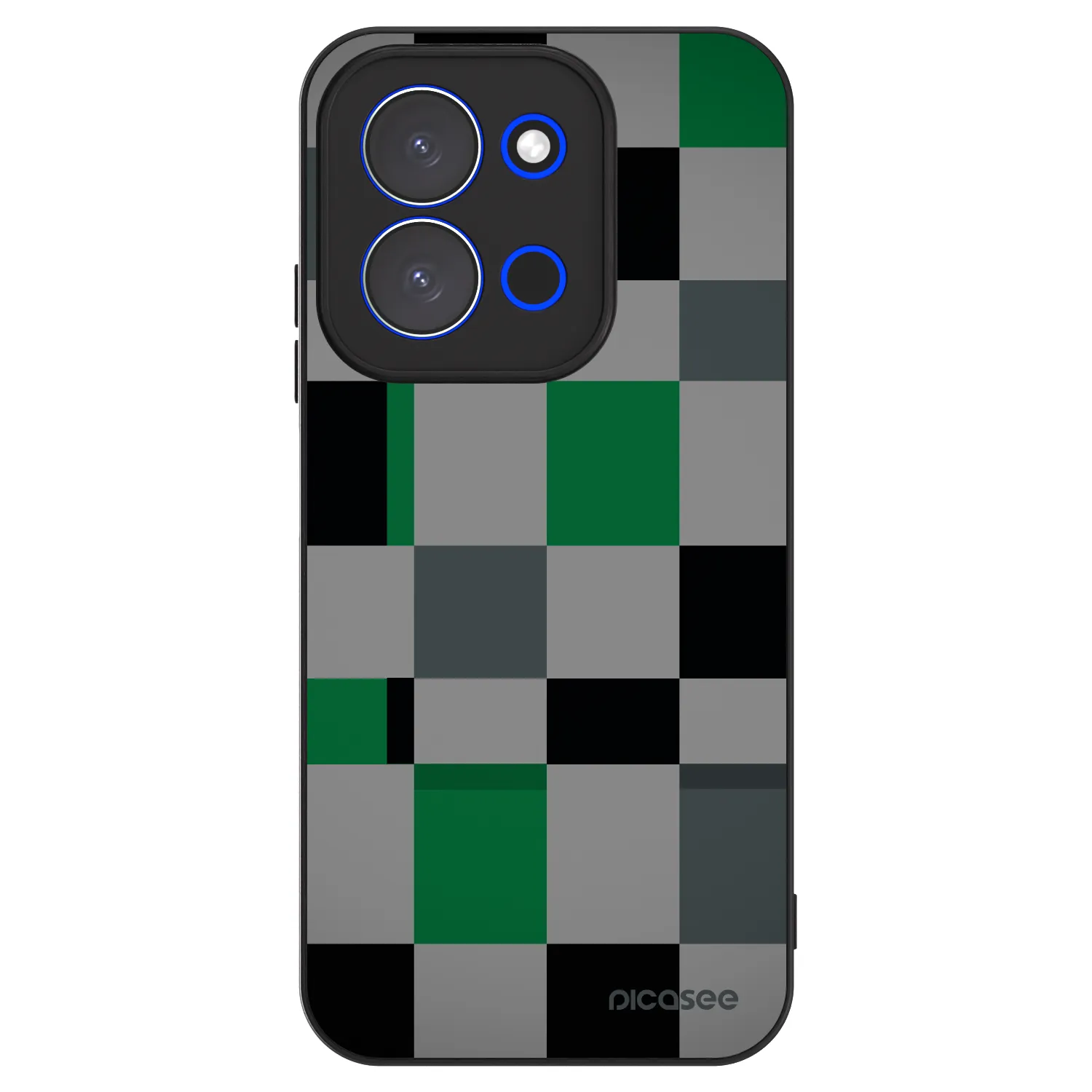 Picasee ULTIMATE CASE Xiaomi Redmi 15C 4G - készülékre - Block Grid