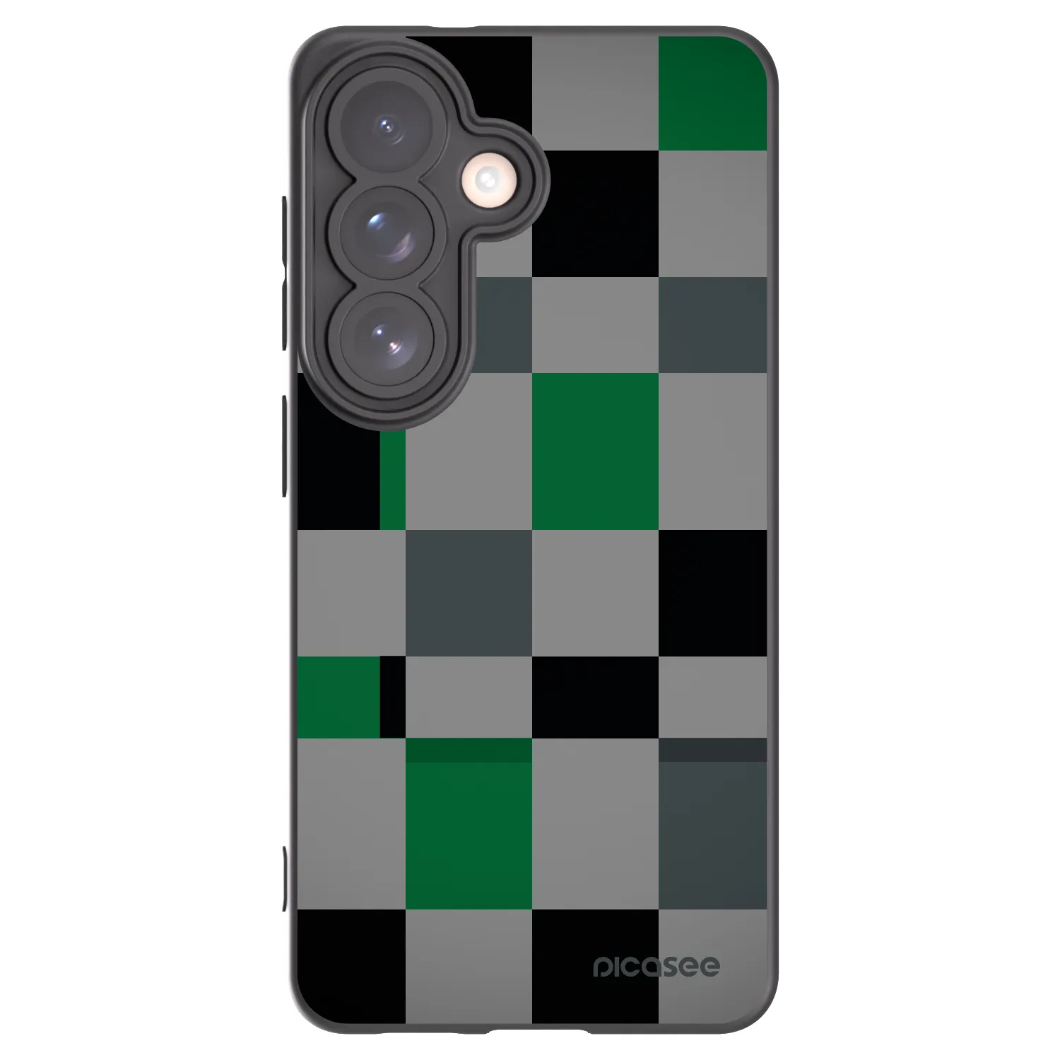 Picasee fekete szilikon tok az alábbi mobiltelefonokra Samsung Galaxy S26 - Block Grid