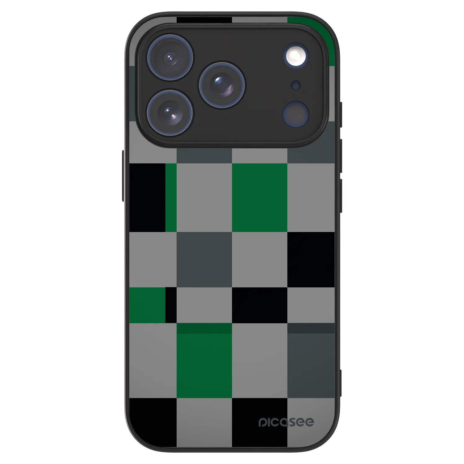 Picasee ULTIMATE CASE MagSafe Apple iPhone 18 Pro - készülékre - Block Grid