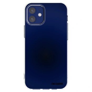 Picasee átlátszó szilikon tok az alábbi mobiltelefonokra Apple iPhone 12 mini - Deep Ocean