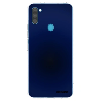Picasee átlátszó szilikon tok az alábbi mobiltelefonokra Samsung Galaxy M11 - Deep Ocean