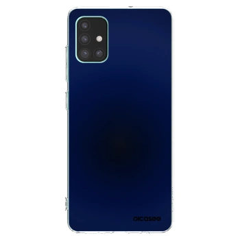 Picasee átlátszó szilikon tok az alábbi mobiltelefonokra Samsung Galaxy M51 M515F - Deep Ocean