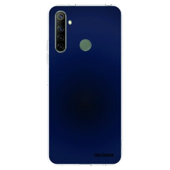 Picasee átlátszó szilikon tok az alábbi mobiltelefonokra Realme 6i - Deep Ocean