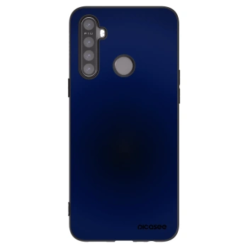 Picasee fekete szilikon tok az alábbi mobiltelefonokra Realme 5 - Deep Ocean