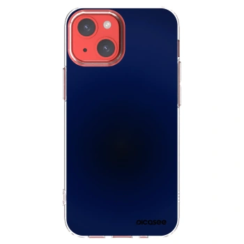 Picasee átlátszó szilikon tok az alábbi mobiltelefonokra Apple iPhone 13 mini - Deep Ocean