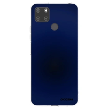 Picasee átlátszó szilikon tok az alábbi mobiltelefonokra Realme C21Y - Deep Ocean