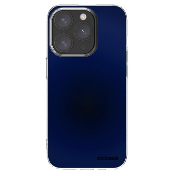 Picasee átlátszó szilikon tok az alábbi mobiltelefonokra Apple iPhone 15 Pro - Deep Ocean