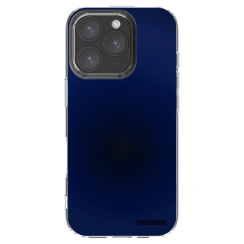 Picasee átlátszó szilikon tok az alábbi mobiltelefonokra Apple iPhone 16 Pro - Deep Ocean