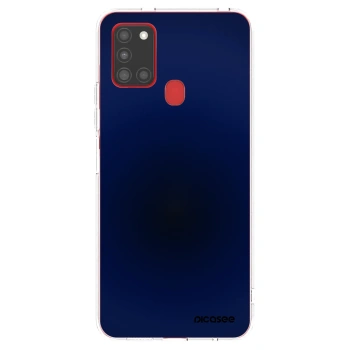 Picasee átlátszó szilikon tok az alábbi mobiltelefonokra Samsung Galaxy A21s - Deep Ocean