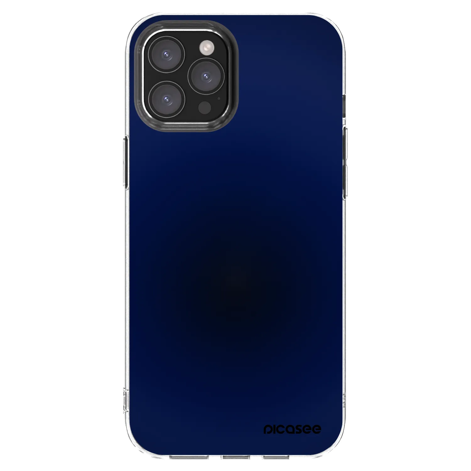 Picasee átlátszó szilikon tok az alábbi mobiltelefonokra Apple iPhone 12 Pro Max - Deep Ocean