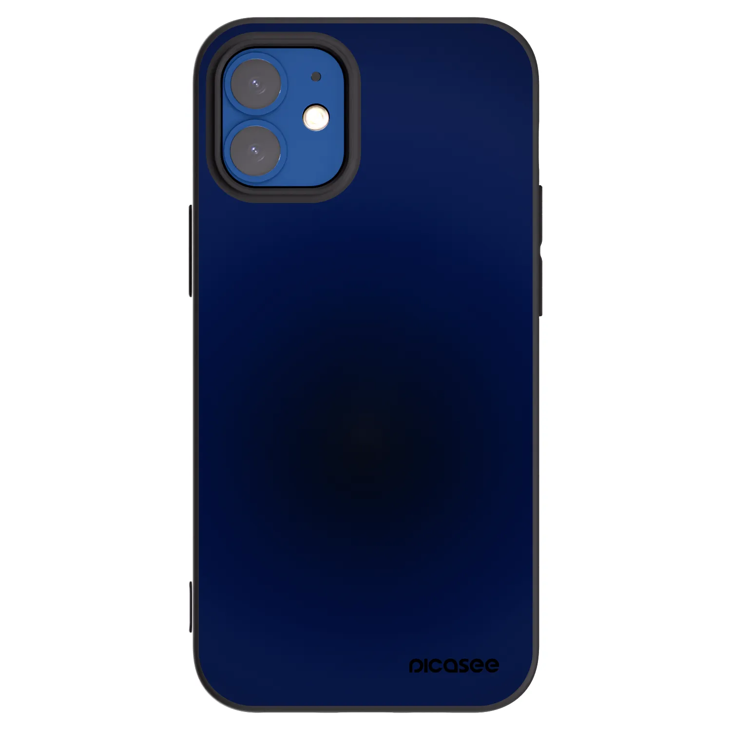 Picasee fekete szilikon tok az alábbi mobiltelefonokra Apple iPhone 12 mini - Deep Ocean