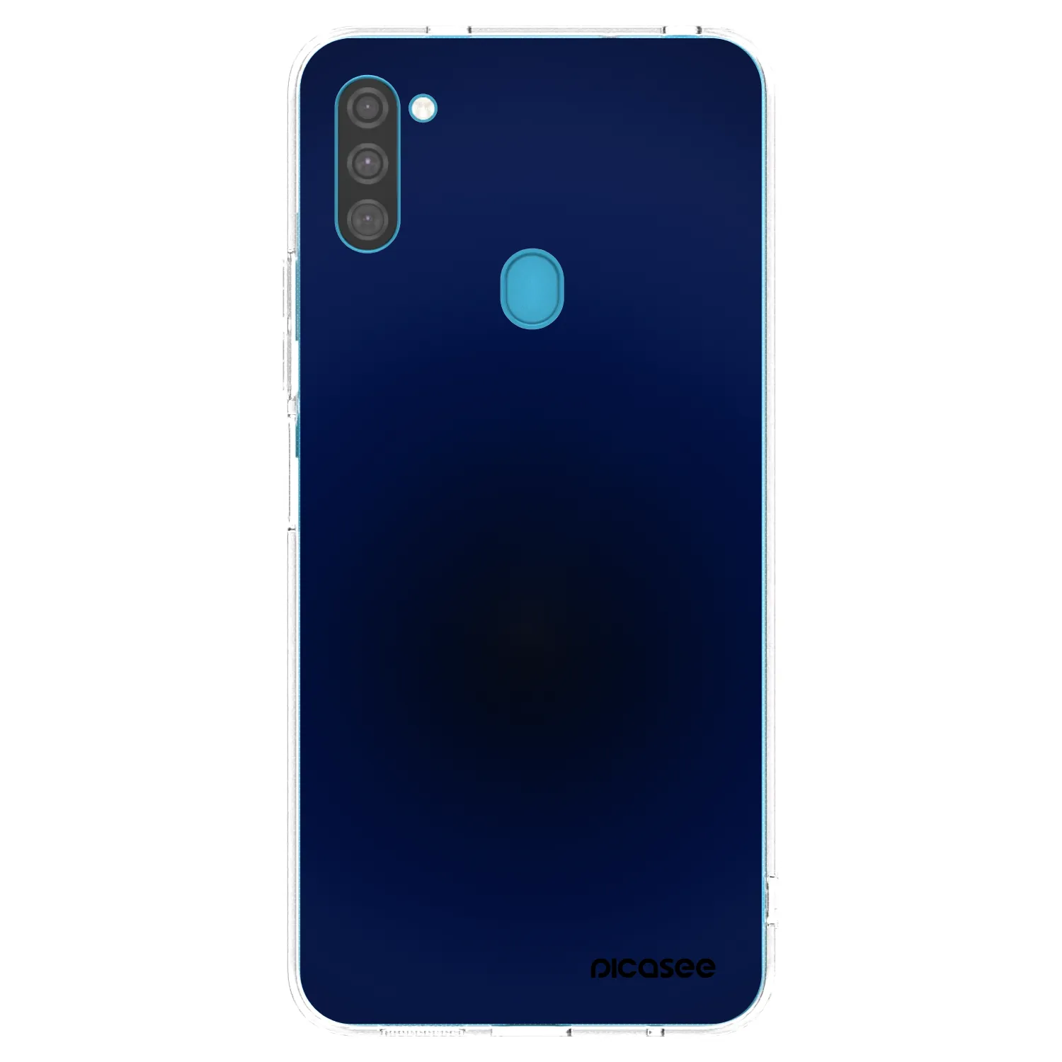 Picasee átlátszó szilikon tok az alábbi mobiltelefonokra Samsung Galaxy M11 - Deep Ocean