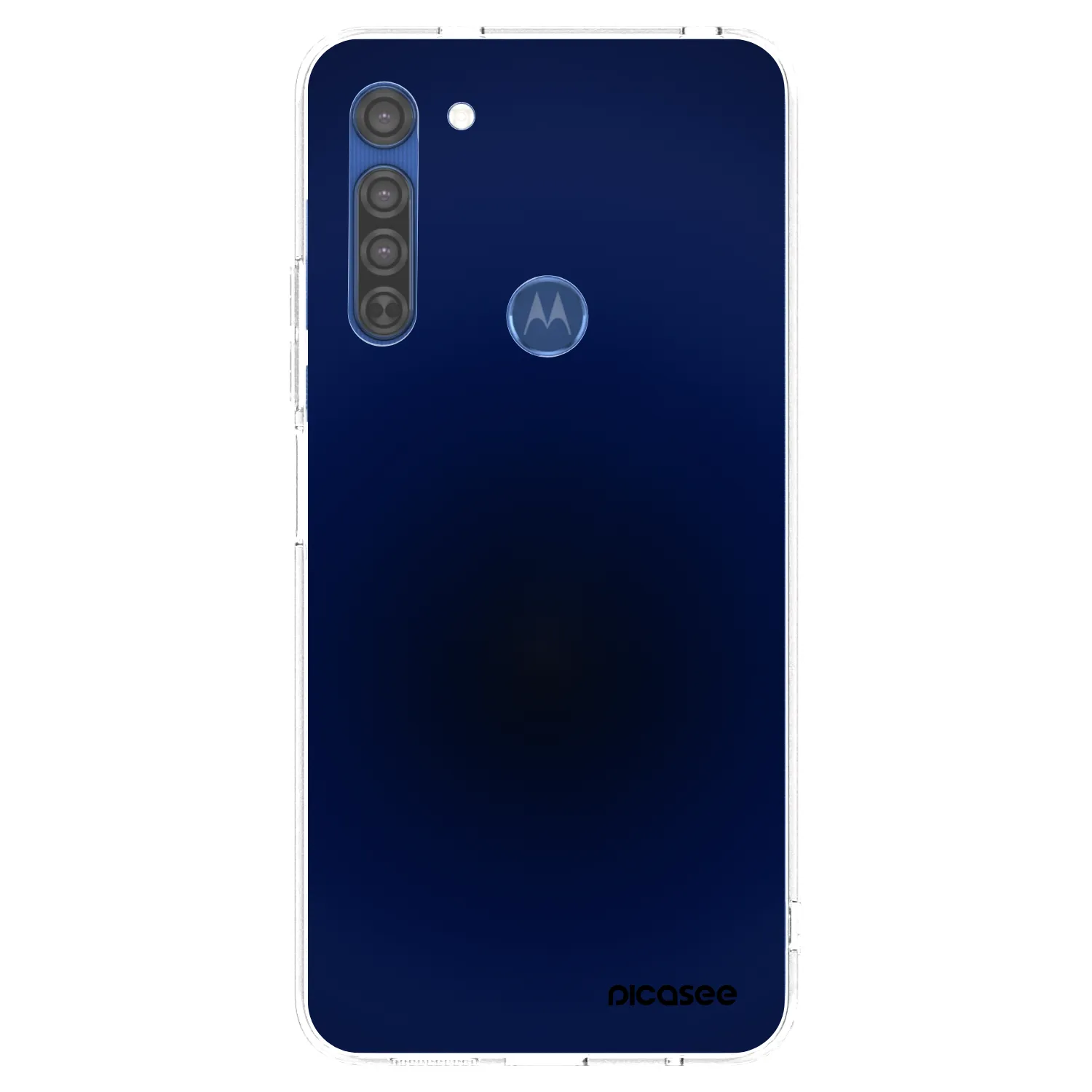 Picasee átlátszó szilikon tok az alábbi mobiltelefonokra Motorola Moto G8 - Deep Ocean