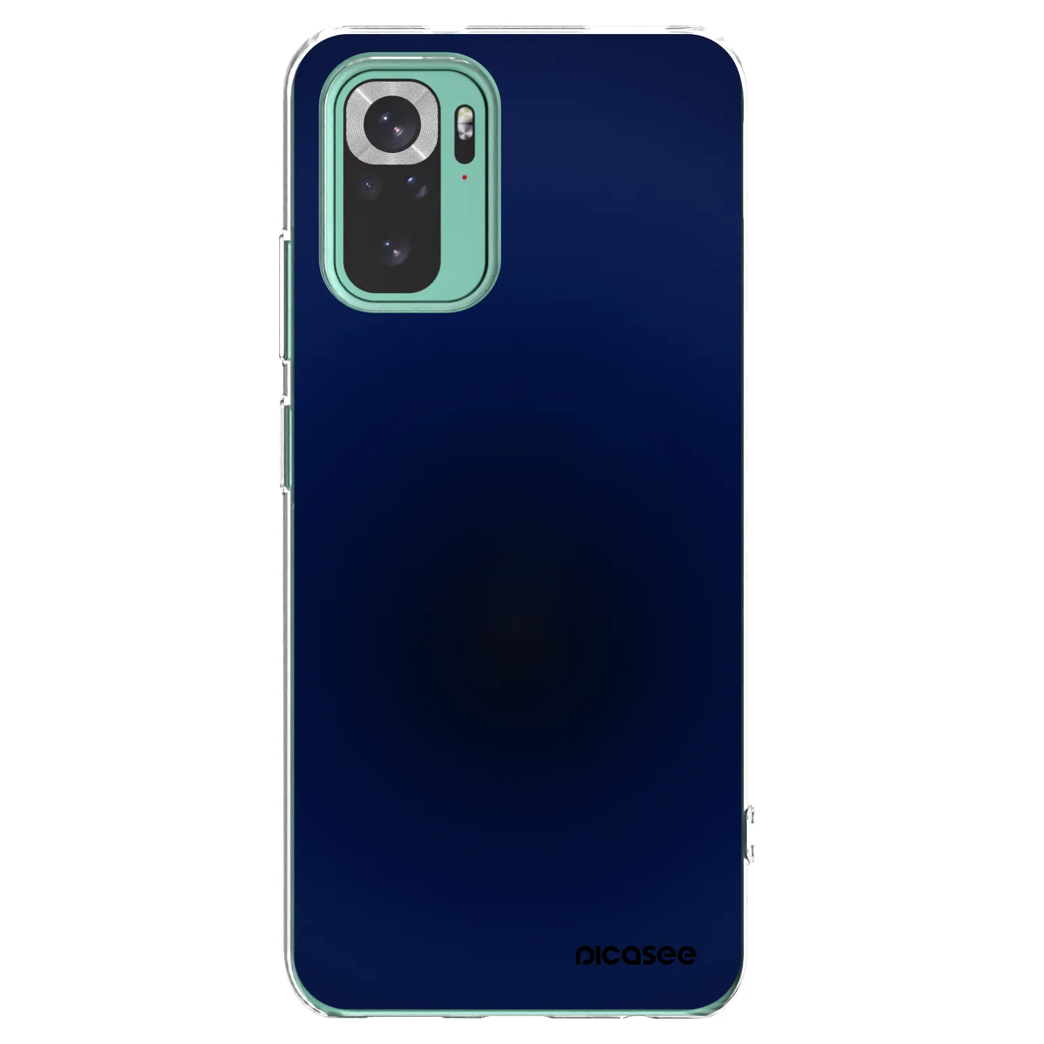Picasee átlátszó szilikon tok az alábbi mobiltelefonokra Xiaomi Redmi Note 10 Pro - Deep Ocean