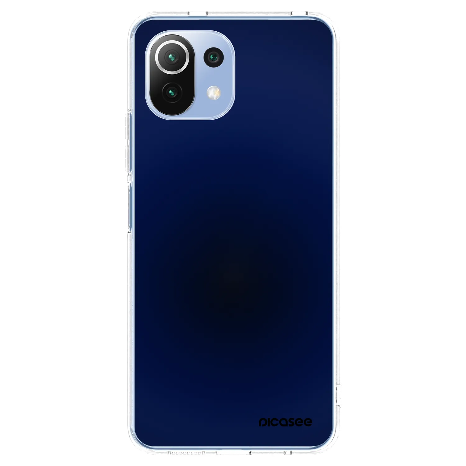 Picasee átlátszó szilikon tok az alábbi mobiltelefonokra Xiaomi Mi 11 Lite - Deep Ocean