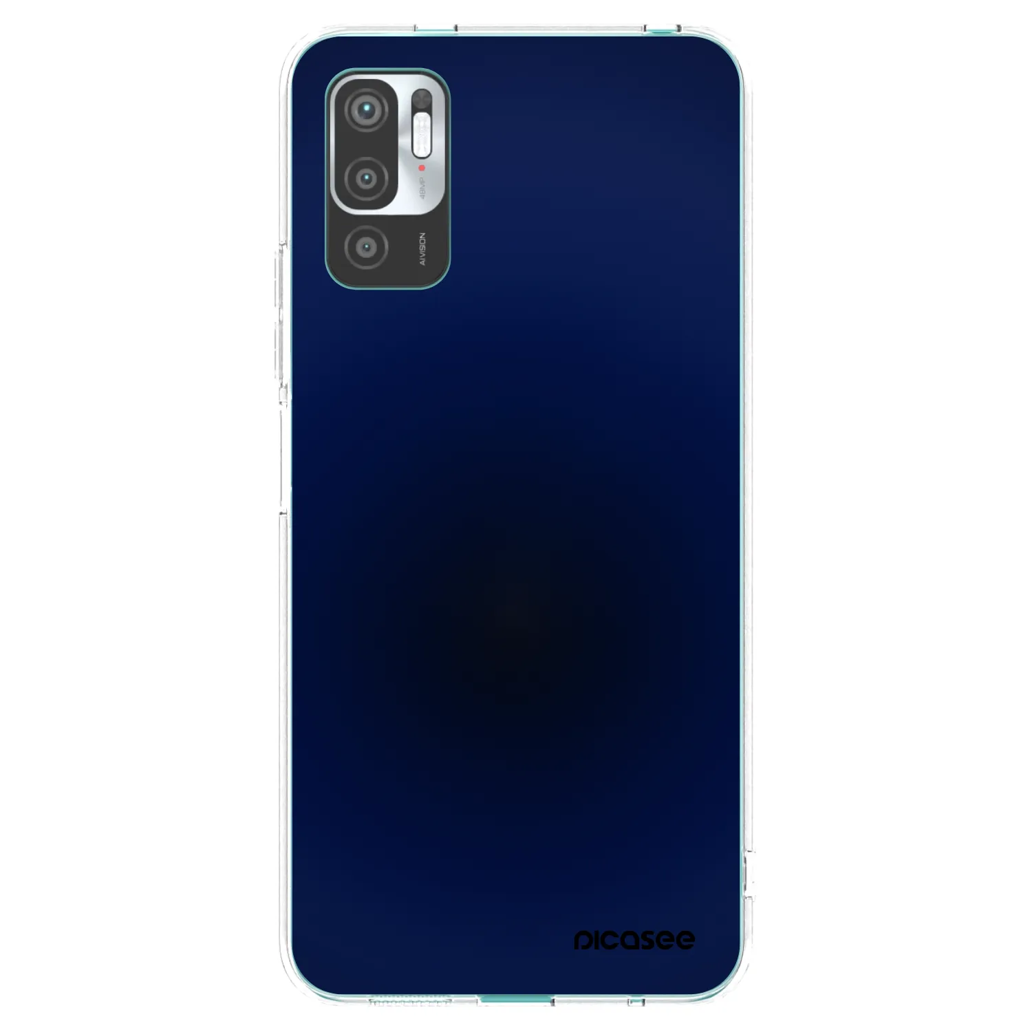 Picasee átlátszó szilikon tok az alábbi mobiltelefonokra Xiaomi Redmi Note 10 5G - Deep Ocean