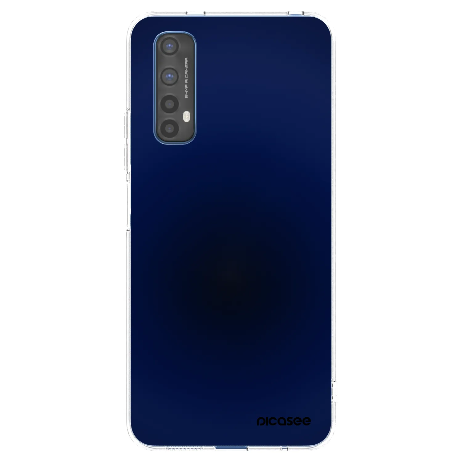 Picasee átlátszó szilikon tok az alábbi mobiltelefonokra Realme 7 - Deep Ocean
