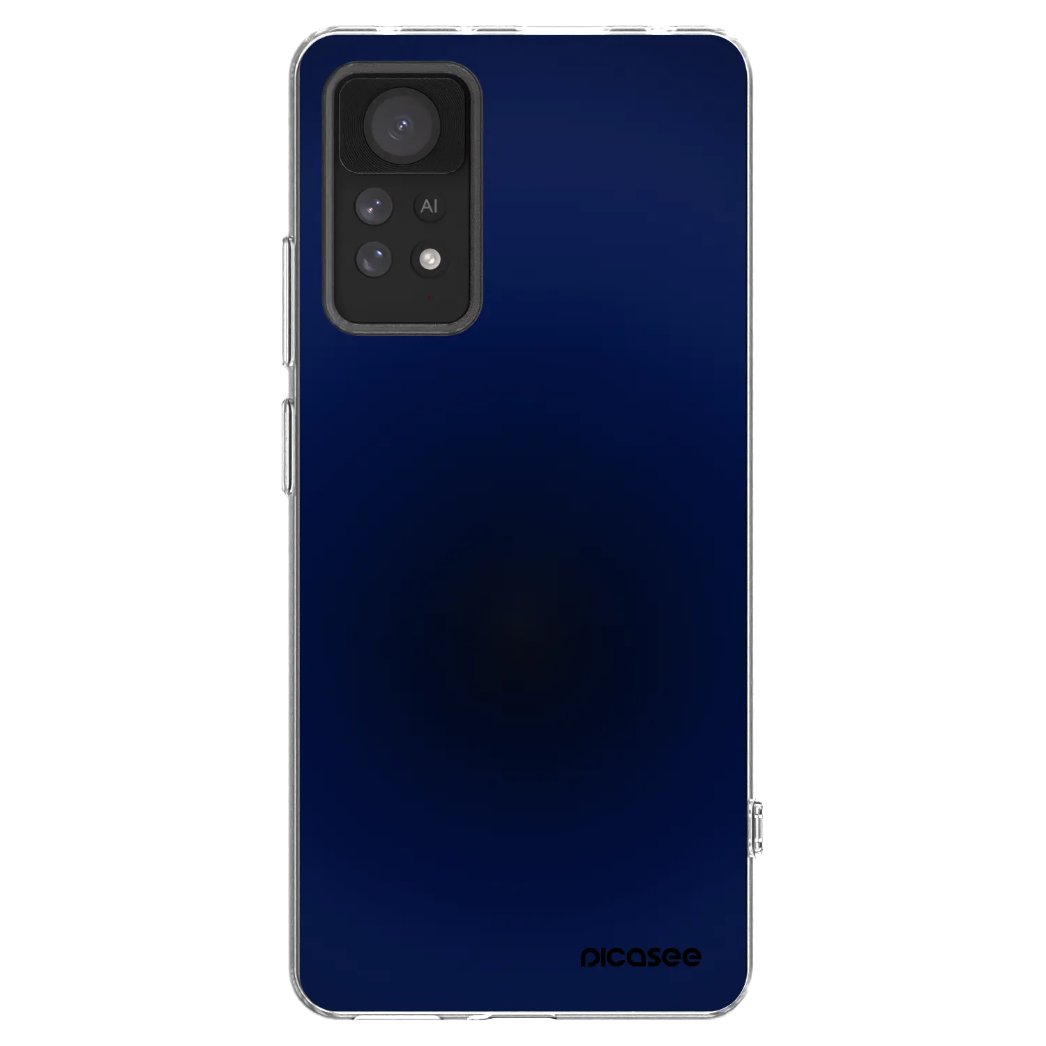Picasee átlátszó szilikon tok az alábbi mobiltelefonokra Xiaomi Redmi Note 11 Pro 5G - Deep Ocean