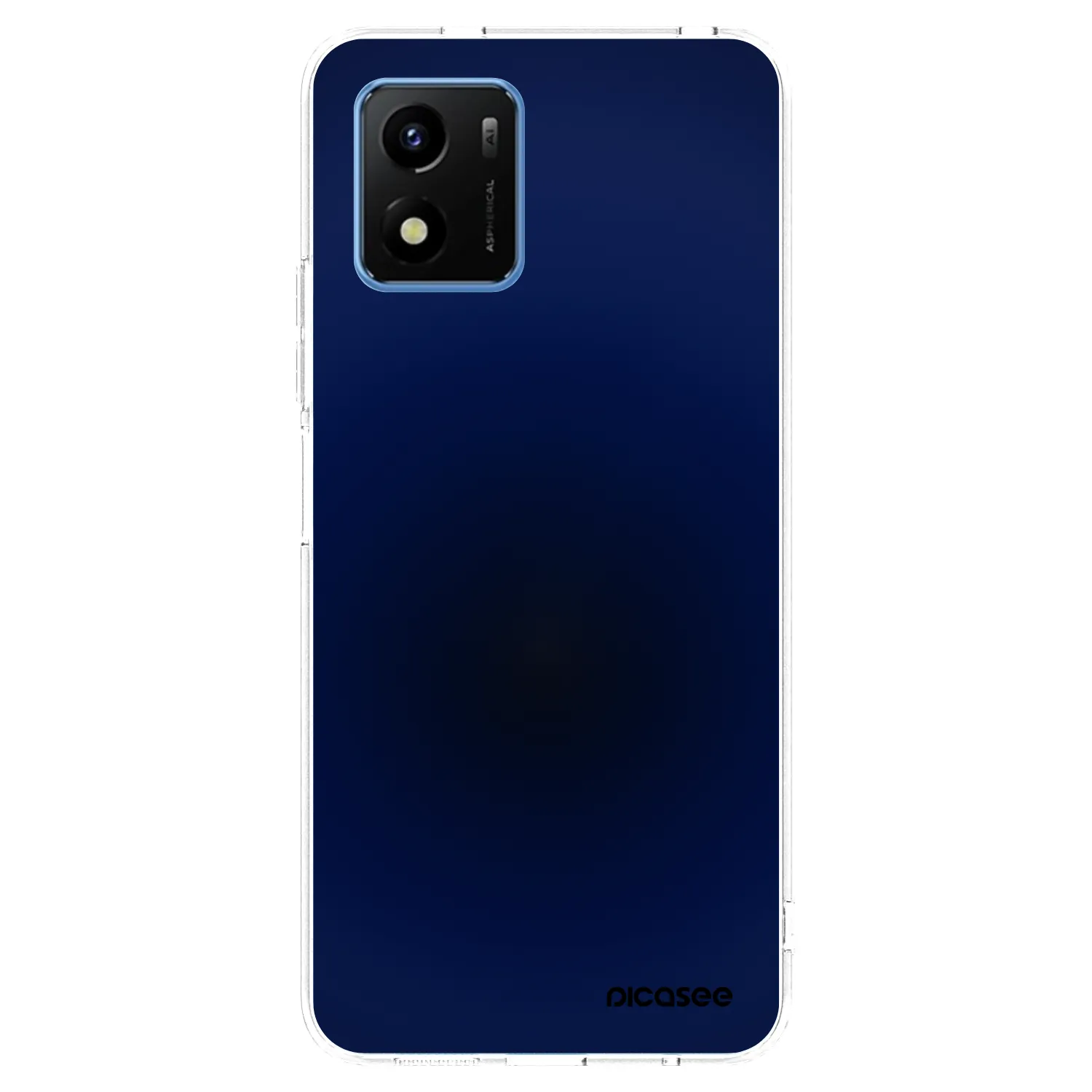 Picasee átlátszó szilikon tok az alábbi mobiltelefonokra Vivo Y01 - Deep Ocean