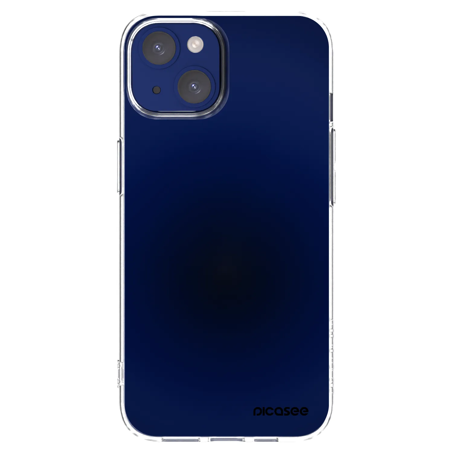 Picasee átlátszó szilikon tok az alábbi mobiltelefonokra Apple iPhone 14 - Deep Ocean