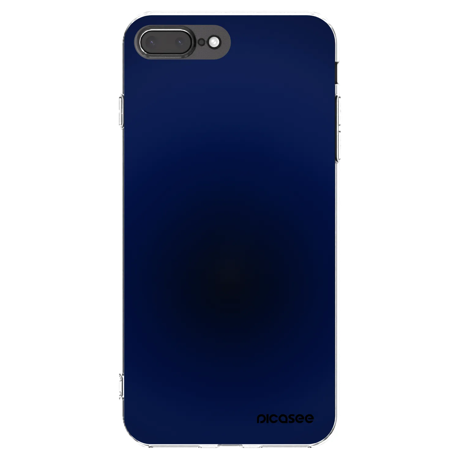 Picasee átlátszó szilikon tok az alábbi mobiltelefonokra Apple iPhone 8 Plus - Deep Ocean