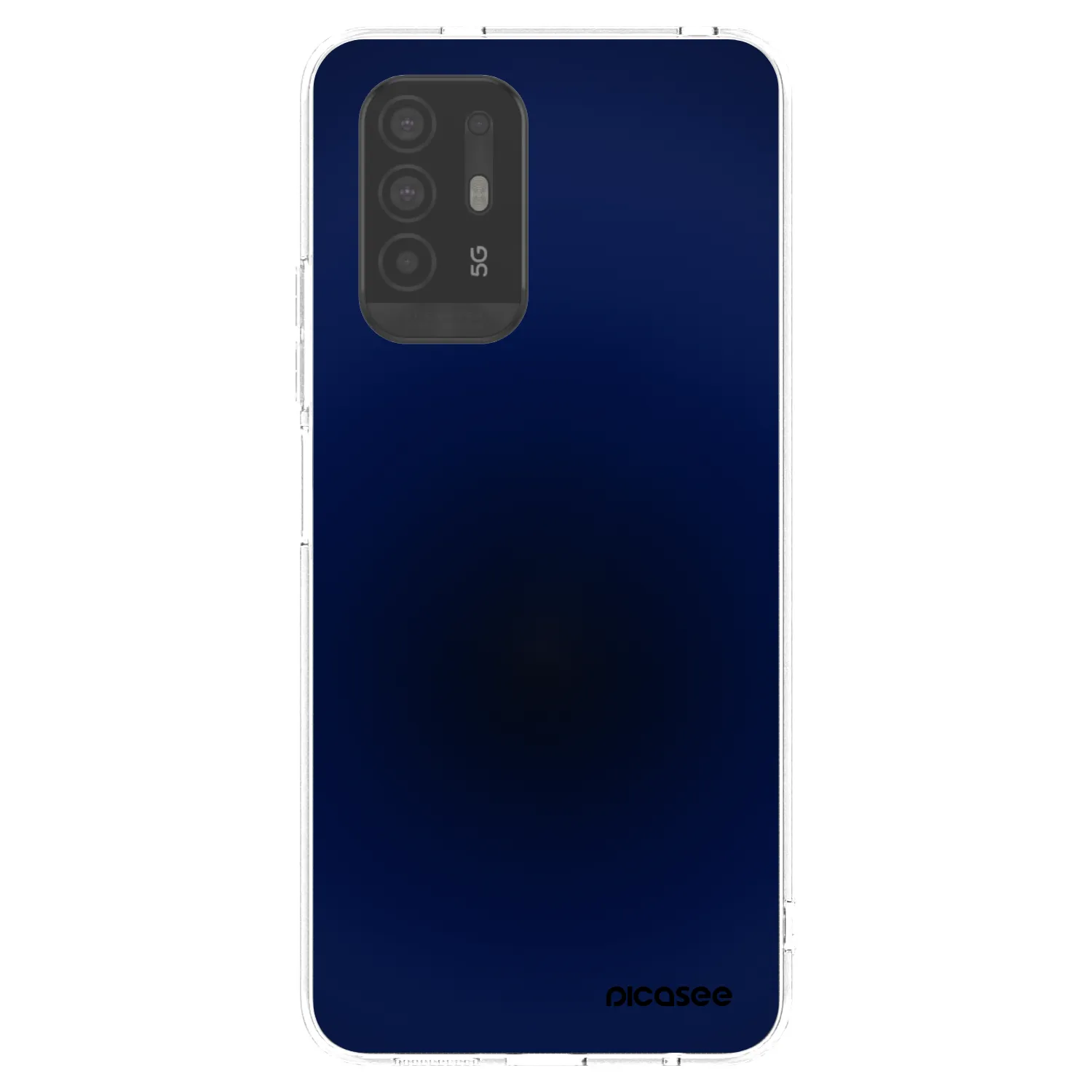 Picasee átlátszó szilikon tok az alábbi mobiltelefonokra OPPO A94 5G - Deep Ocean