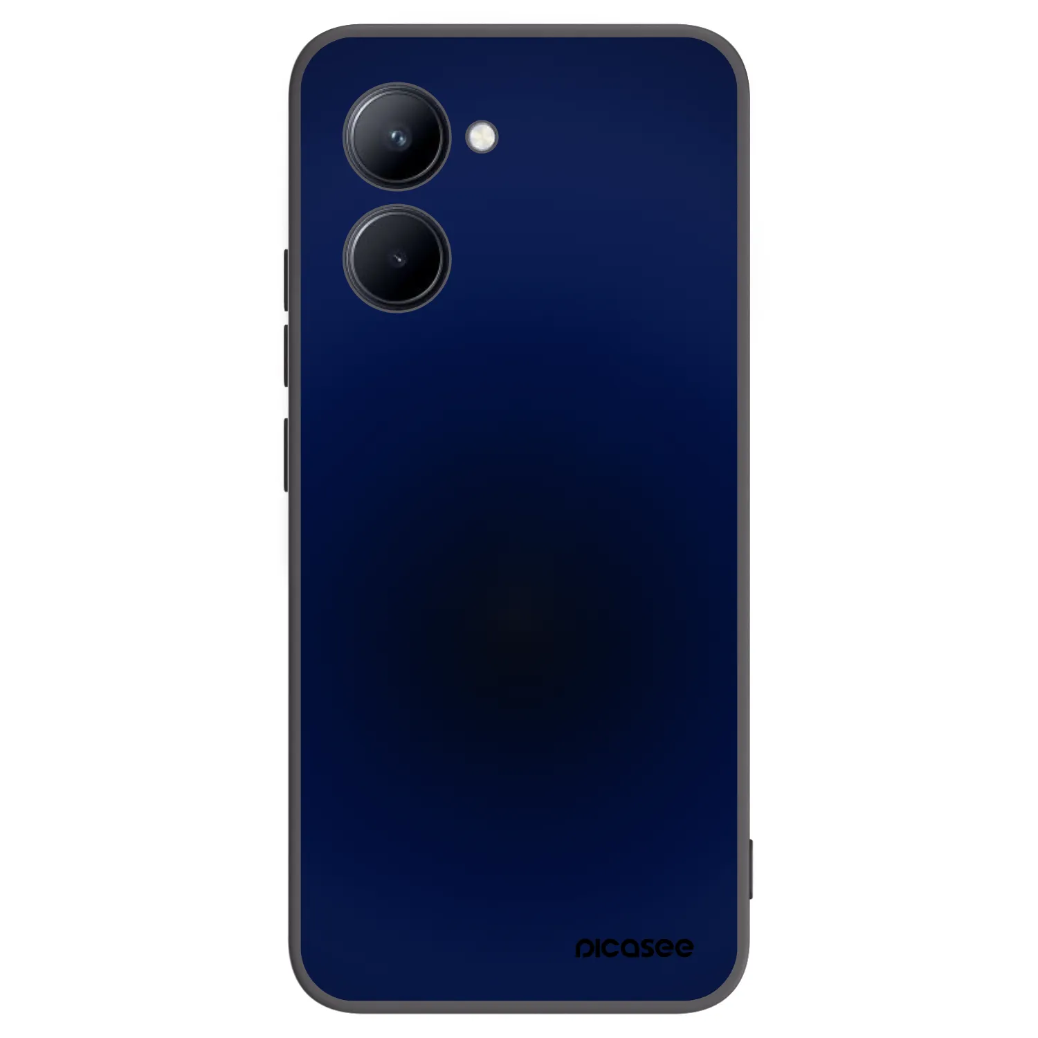 Picasee fekete szilikon tok az alábbi mobiltelefonokra Realme C33 (2023) - Deep Ocean