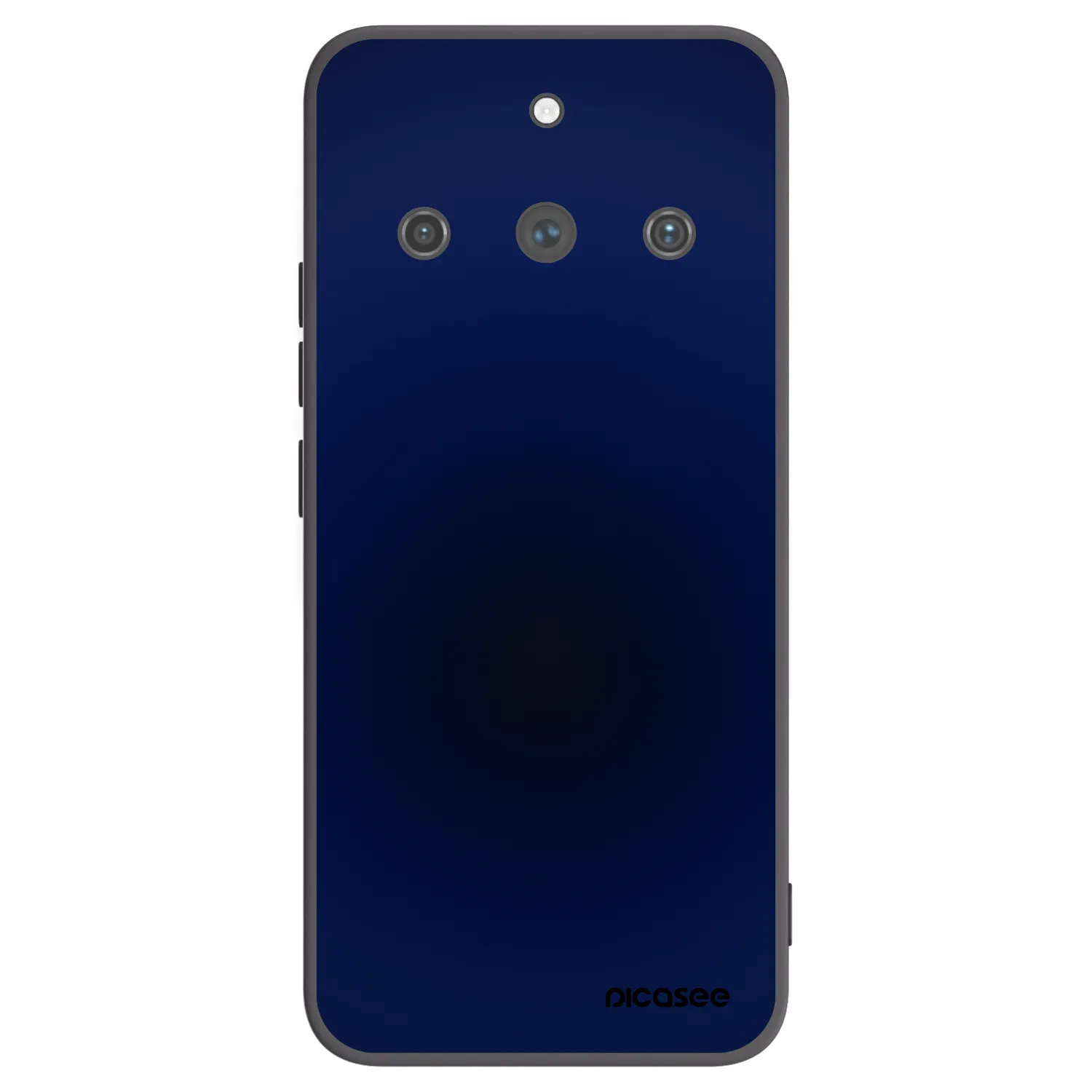 Picasee fekete szilikon tok az alábbi mobiltelefonokra Realme 11 Pro+ - Deep Ocean