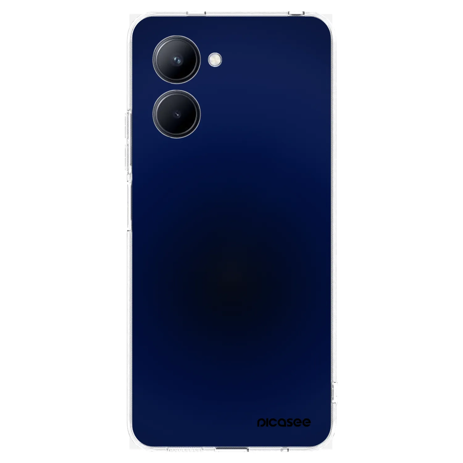Picasee átlátszó szilikon tok az alábbi mobiltelefonokra Realme C33 (2023) - Deep Ocean