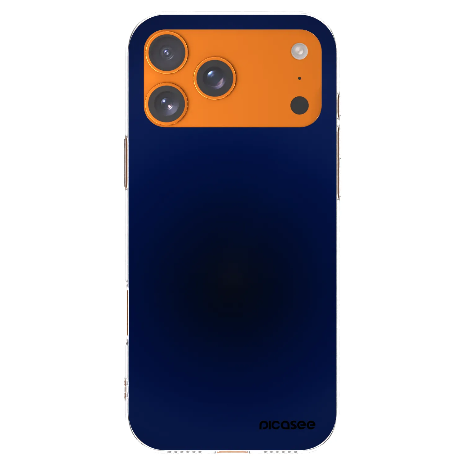 Picasee átlátszó szilikon tok az alábbi mobiltelefonokra Apple iPhone 17 Pro Max - Deep Ocean