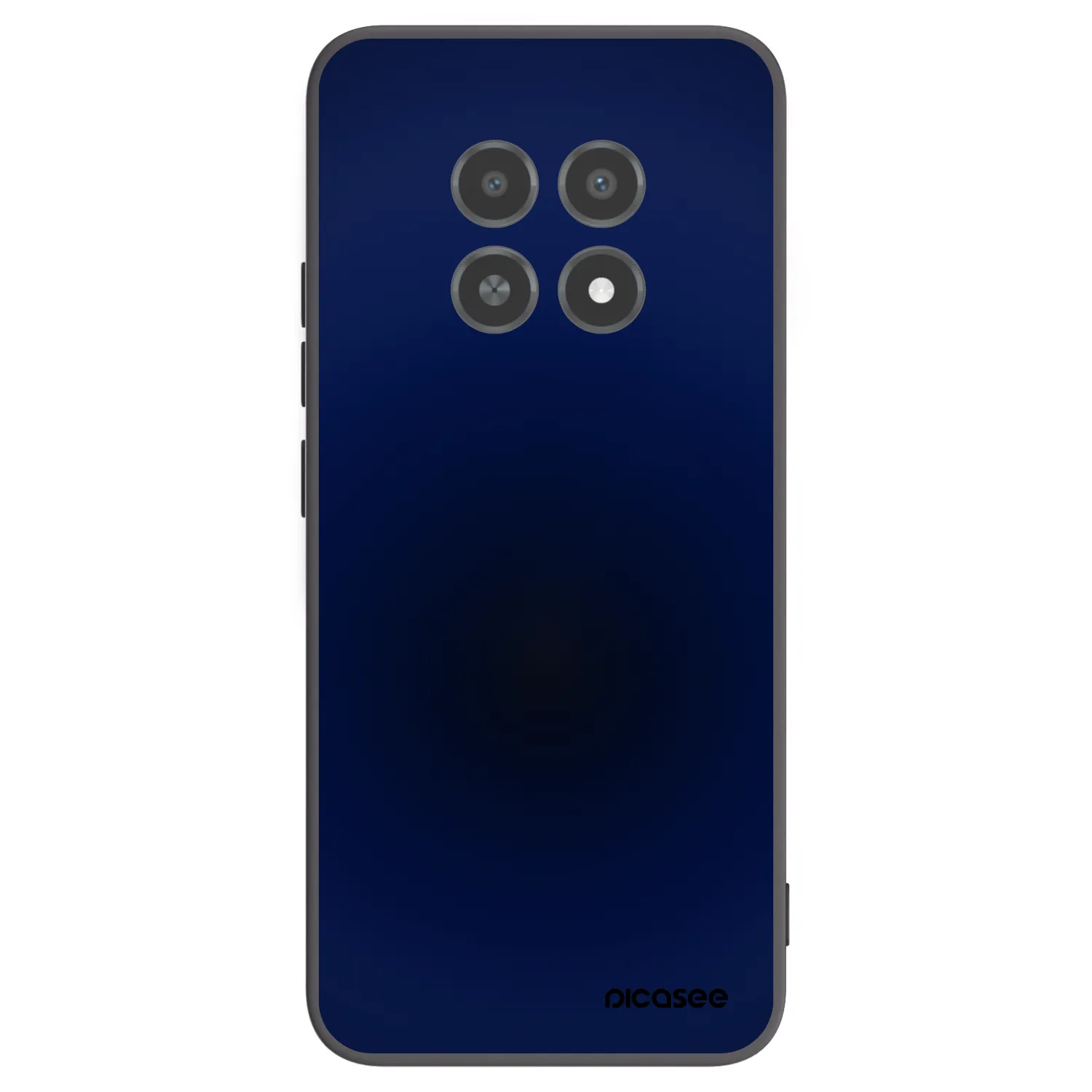 Picasee fekete szilikon tok az alábbi mobiltelefonokra Realme 12X - Deep Ocean