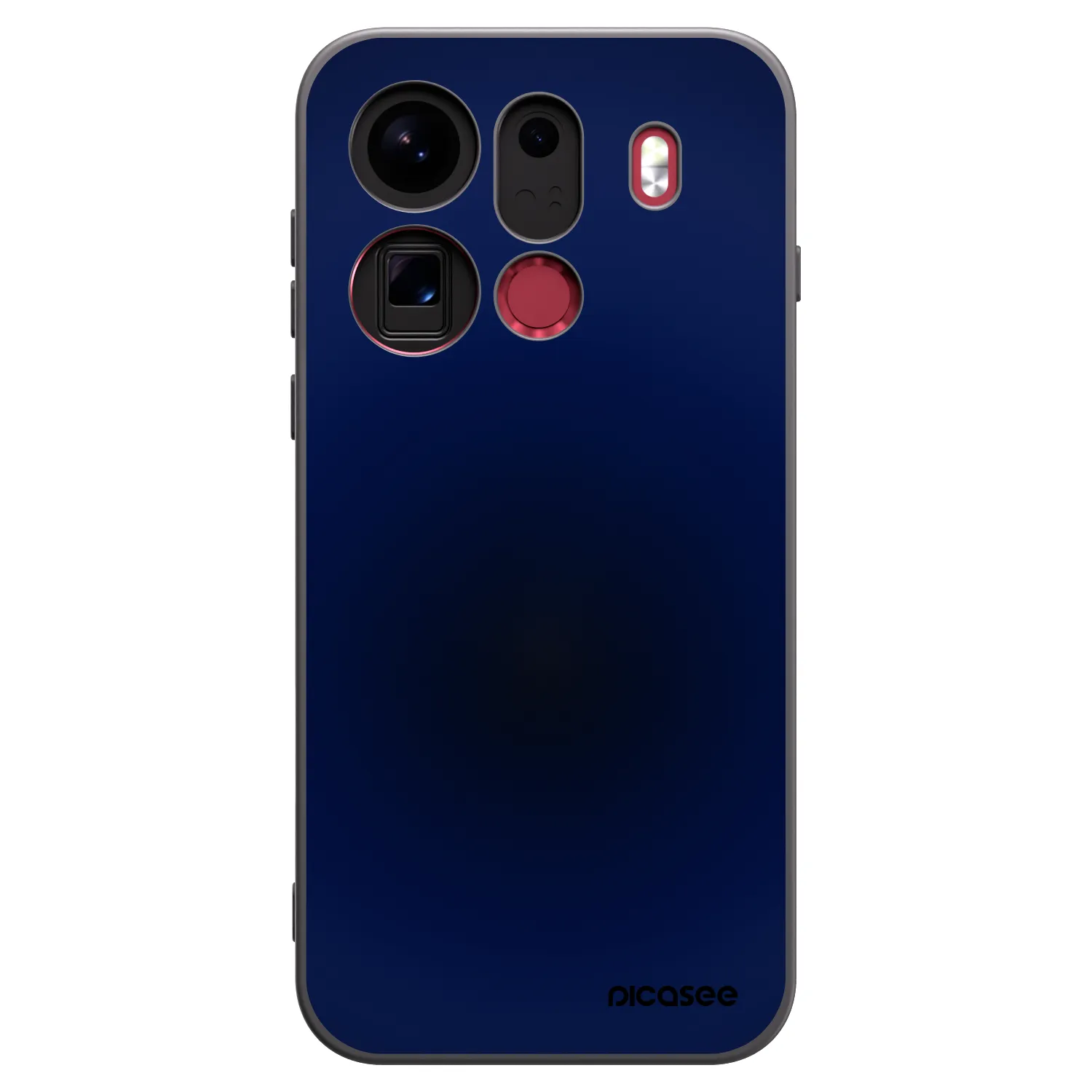 Picasee fekete szilikon tok az alábbi mobiltelefonokra OPPO Find X9 Pro - Deep Ocean