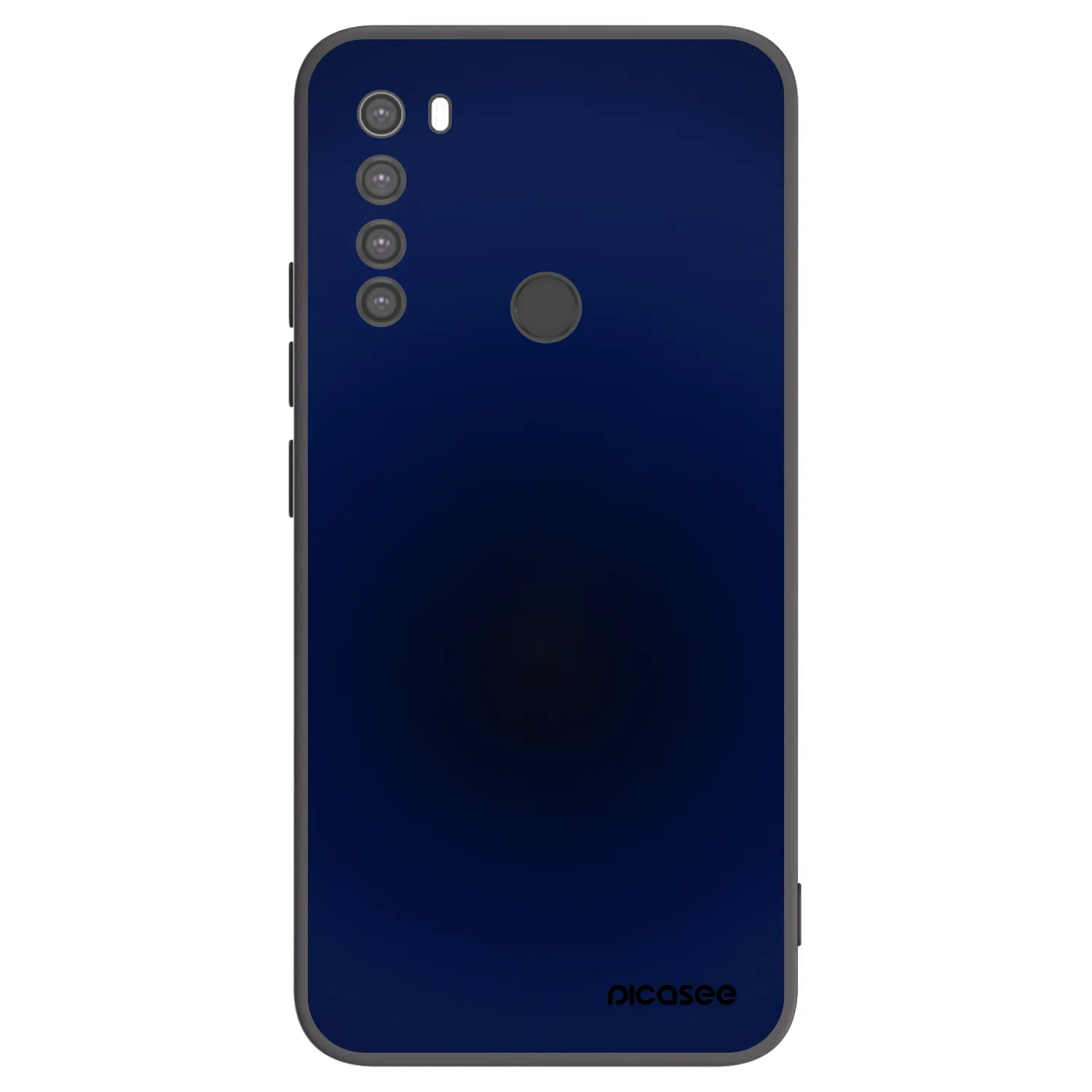 Picasee fekete szilikon tok az alábbi mobiltelefonokra Xiaomi Redmi Note 8 - Deep Ocean