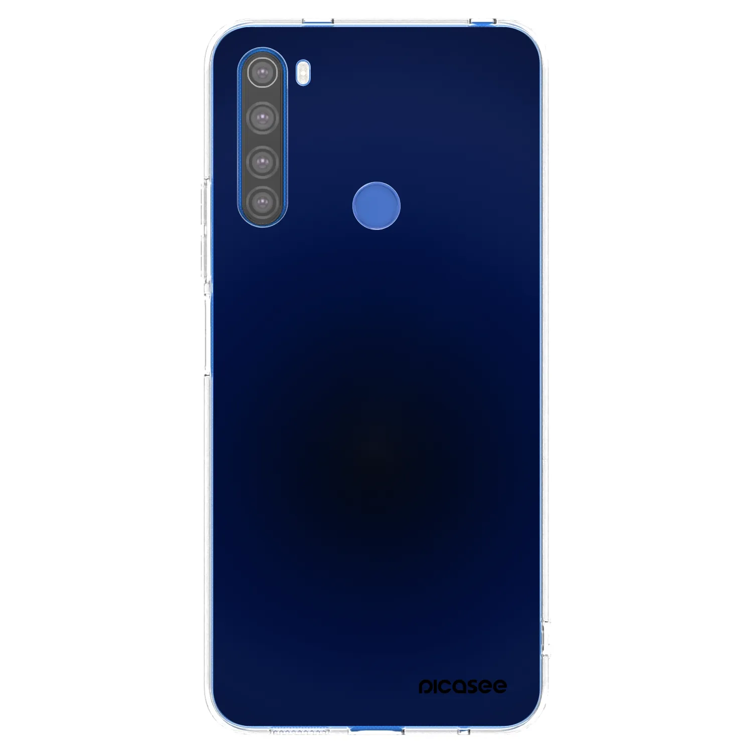 Picasee átlátszó szilikon tok az alábbi mobiltelefonokra Xiaomi Redmi Note 8T - Deep Ocean