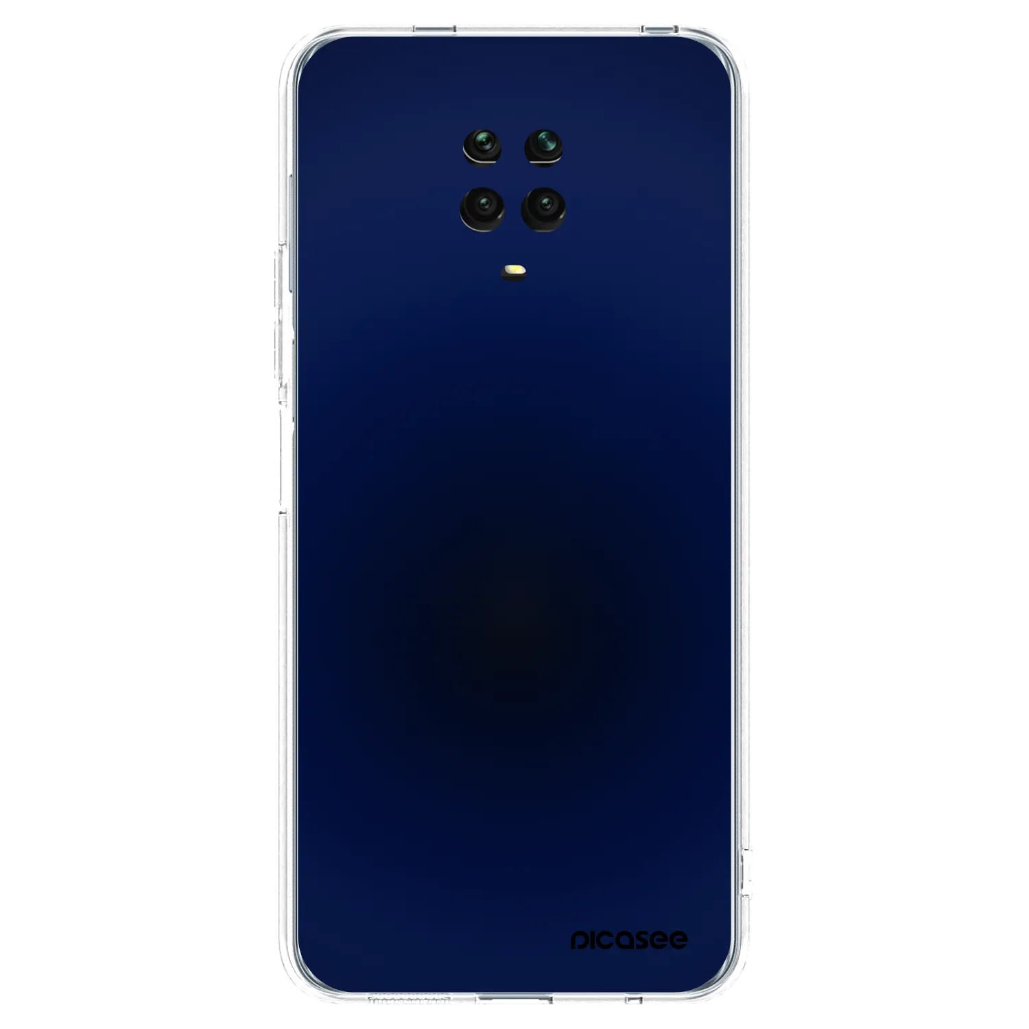 Picasee átlátszó szilikon tok az alábbi mobiltelefonokra Xiaomi Redmi Note 9 Pro - Deep Ocean