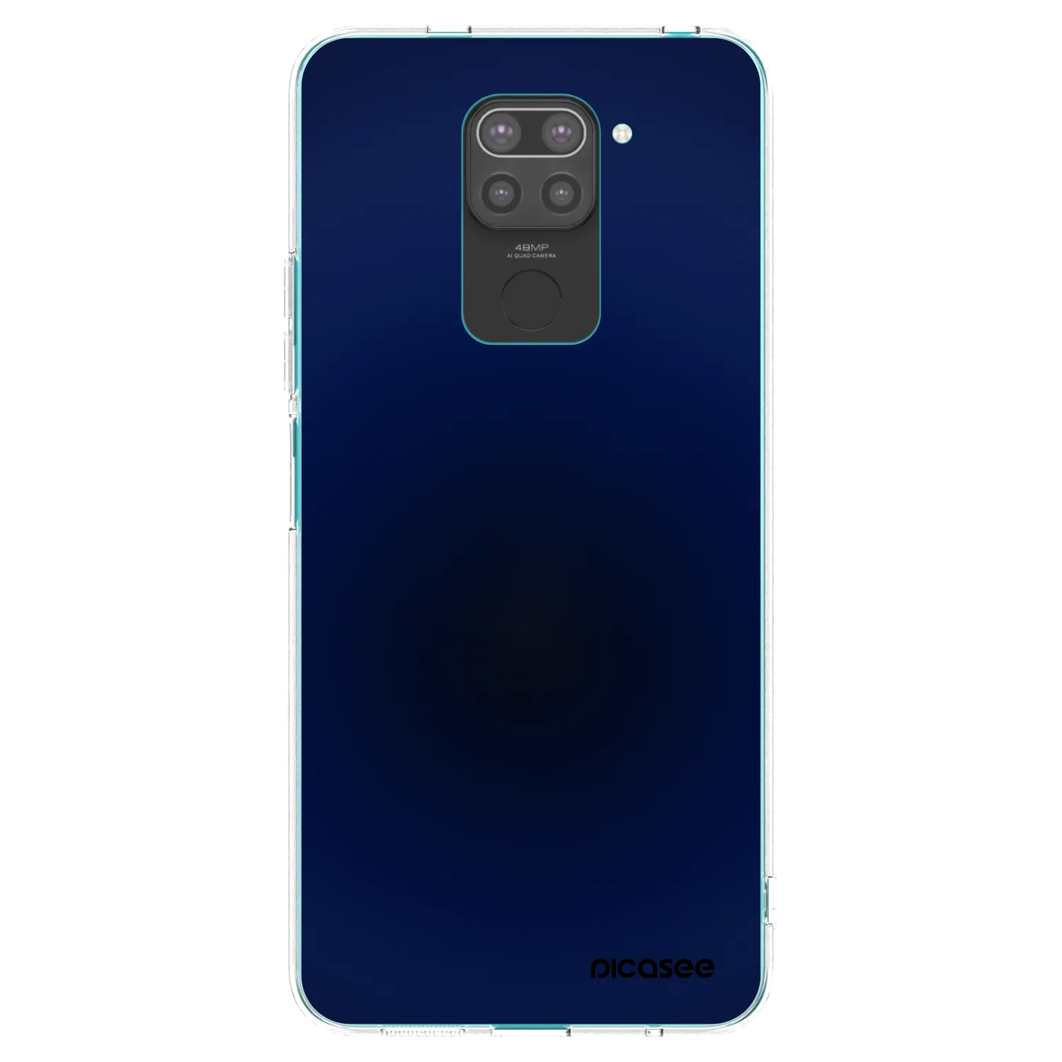Picasee fekete szilikon tok az alábbi mobiltelefonokra Xiaomi Redmi Note 9 - Deep Ocean