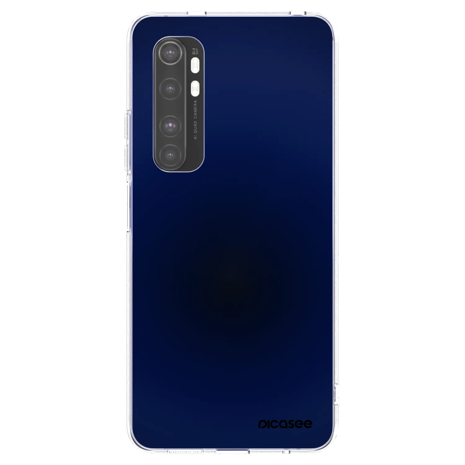 Picasee átlátszó szilikon tok az alábbi mobiltelefonokra Xiaomi Mi Note 10 Lite - Deep Ocean