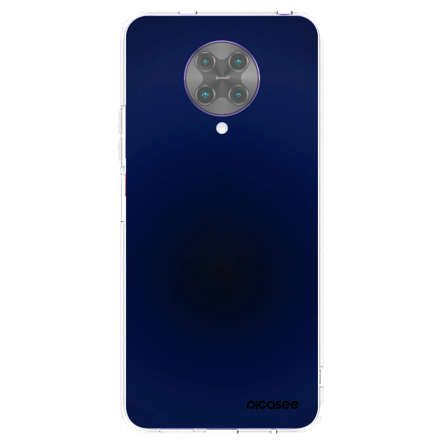 Picasee átlátszó szilikon tok az alábbi mobiltelefonokra Xiaomi Poco F2 Pro - Deep Ocean