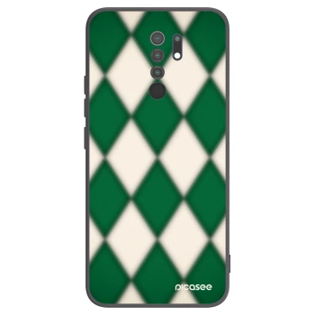 Picasee fekete szilikon tok az alábbi mobiltelefonokra Xiaomi Redmi 9 - Emerald Diamond