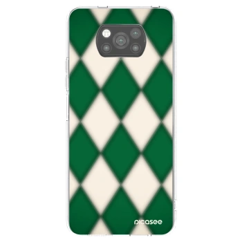 Picasee fekete szilikon tok az alábbi mobiltelefonokra Xiaomi Poco X3 - Emerald Diamond