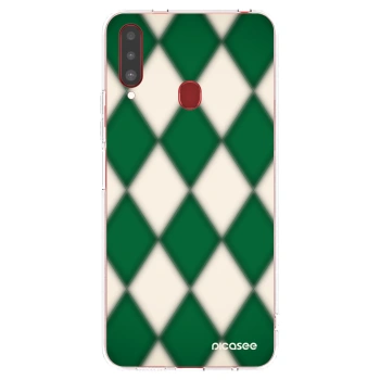 Picasee átlátszó szilikon tok az alábbi mobiltelefonokra Samsung Galaxy A20s - Emerald Diamond