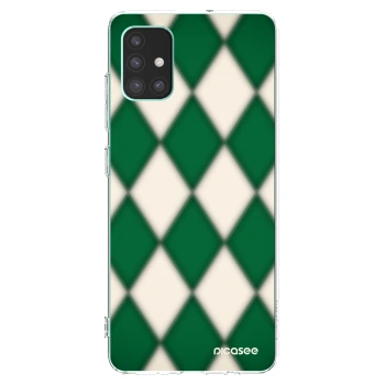 Picasee átlátszó szilikon tok az alábbi mobiltelefonokra Samsung Galaxy M51 M515F - Emerald Diamond