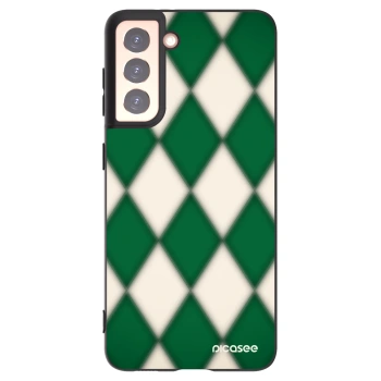 Picasee fekete szilikon tok az alábbi mobiltelefonokra Samsung Galaxy S21 5G G991B - Emerald Diamond