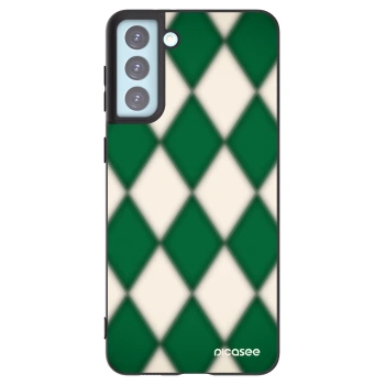 Picasee fekete szilikon tok az alábbi mobiltelefonokra Samsung Galaxy S21+ 5G G996F - Emerald Diamond