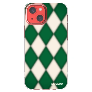 Picasee átlátszó szilikon tok az alábbi mobiltelefonokra Apple iPhone 13 mini - Emerald Diamond
