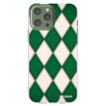 Picasee átlátszó szilikon tok az alábbi mobiltelefonokra Apple iPhone 13 Pro Max - Emerald Diamond